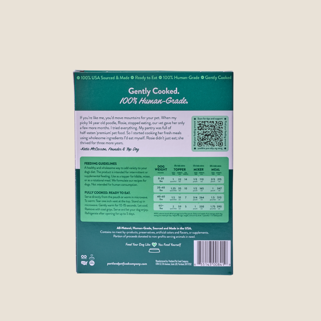 Portland Pet Food Company - Homestyle Dog Meals Variety 4-Pack