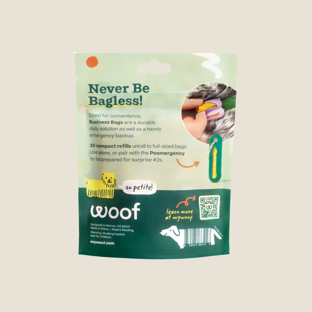 Woof - Poomergency Refill Business Bags