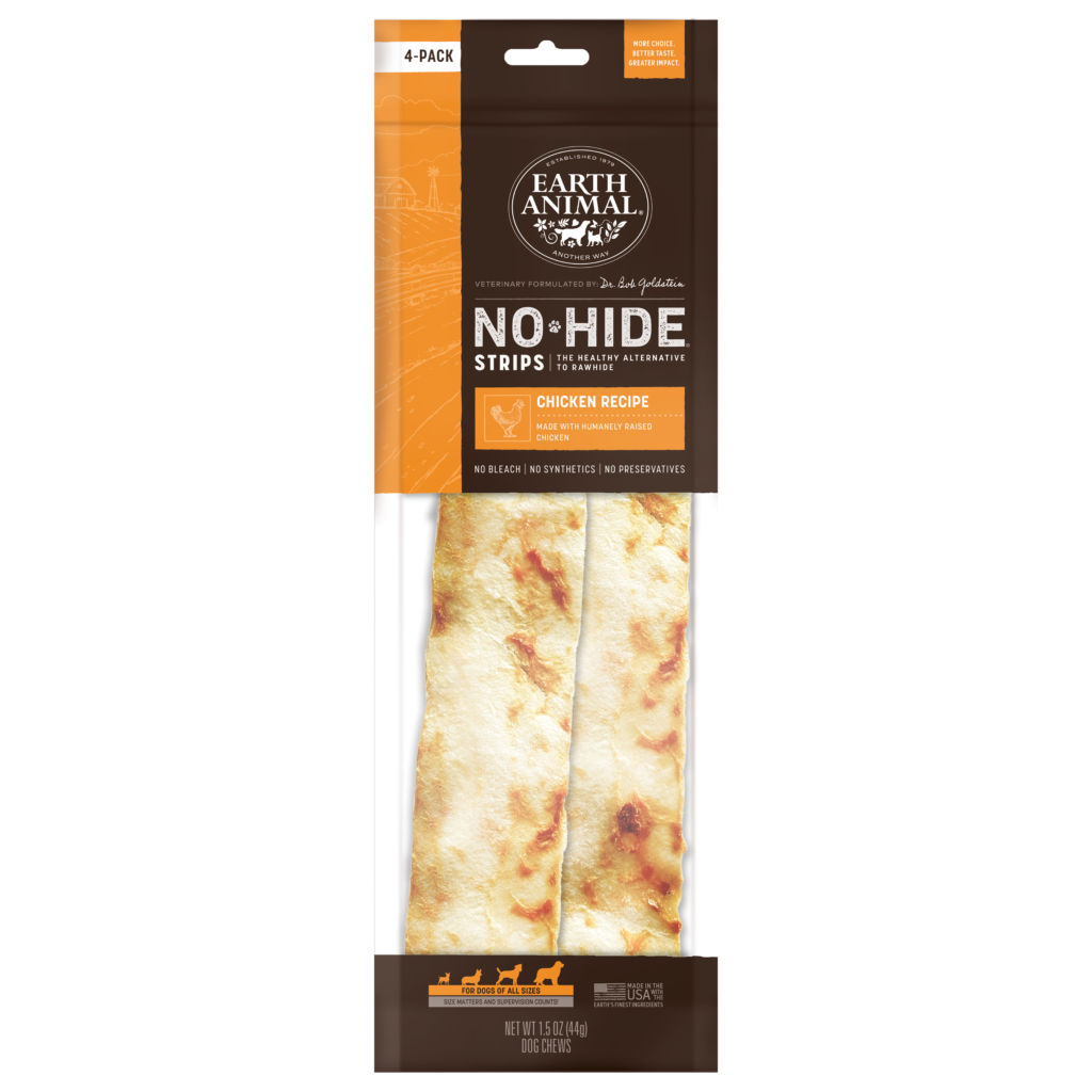 Earth Animal No-Hide Strips - Chicken Recipe
