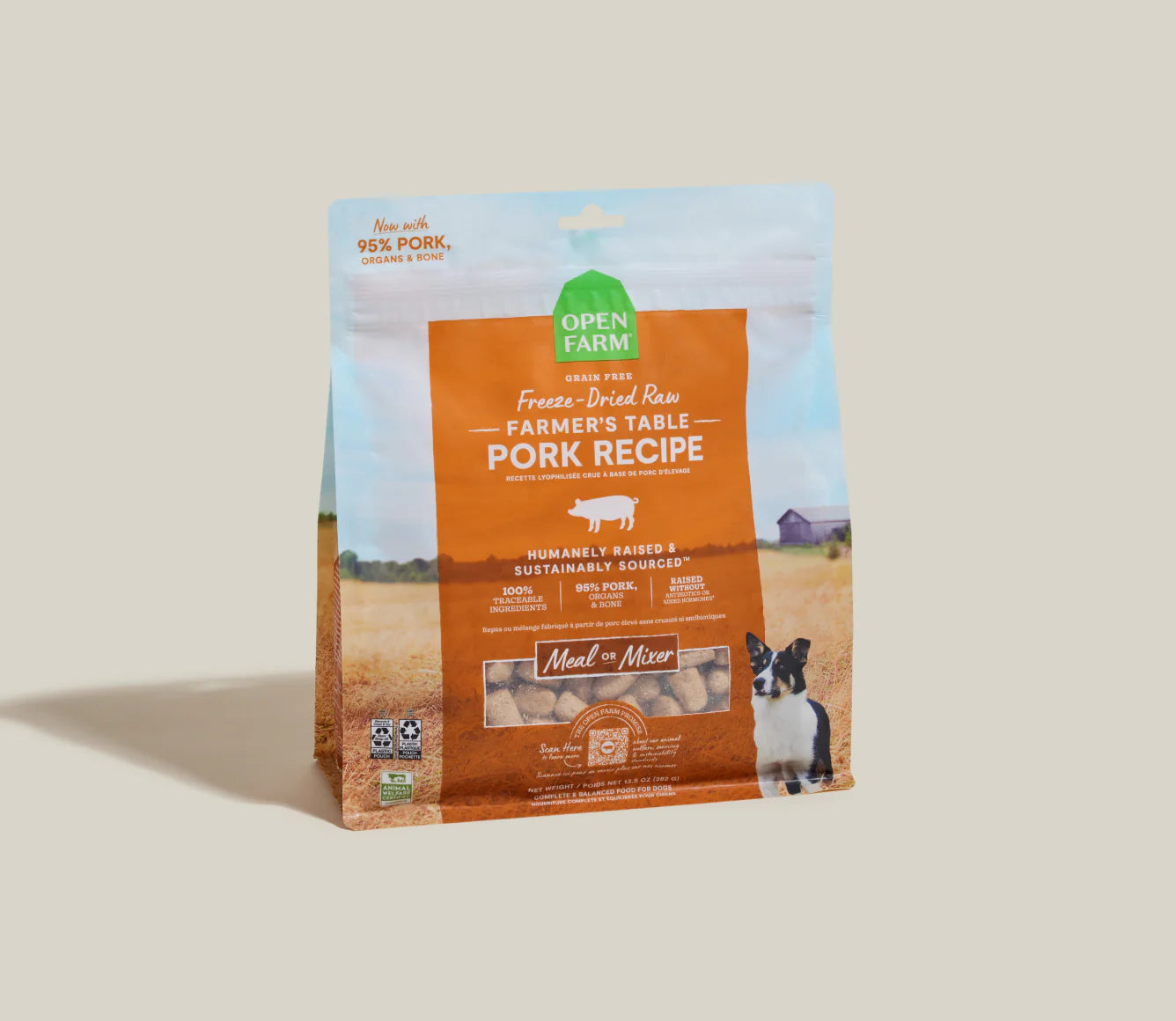 Open Farm Freeze-Dried Farmer's Table - Pork Recipe