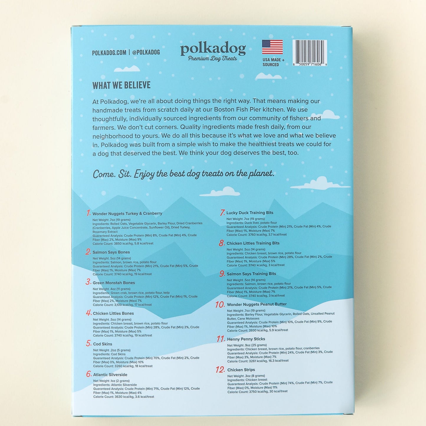 Polkadog 12 Days of Treating Holiday Calendar