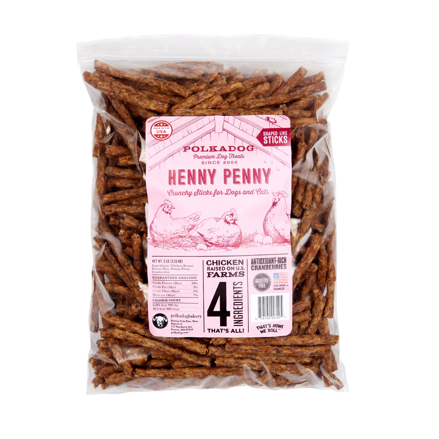 Polkadog Henny Penny Sticks (Sugar & Spice) 5LB Bulk