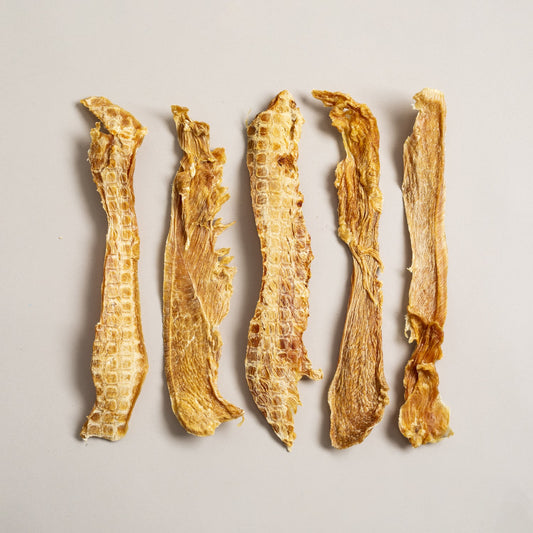Loose Polkadog dehydrated chicken strip jerky dog treats