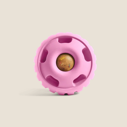 Party Pink Woof Pupsicle interactive dog toy