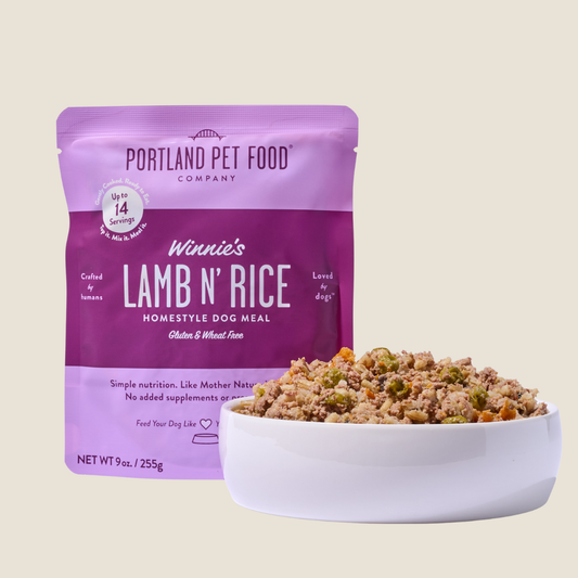 Portland Pet Food Company - Winnie's Lamb N' Rice Homestyle Dog Meal