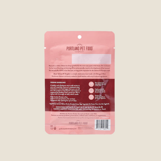 Portland Pet Food Company - Boots' Salmon N' Pumpkin Homestyle Cat Meal