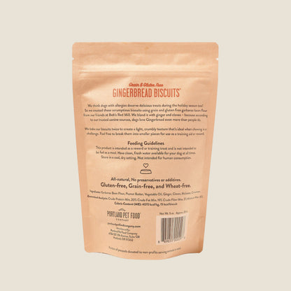 Portland Pet Food Company - Grain & Gluten Free Gingerbread Biscuits