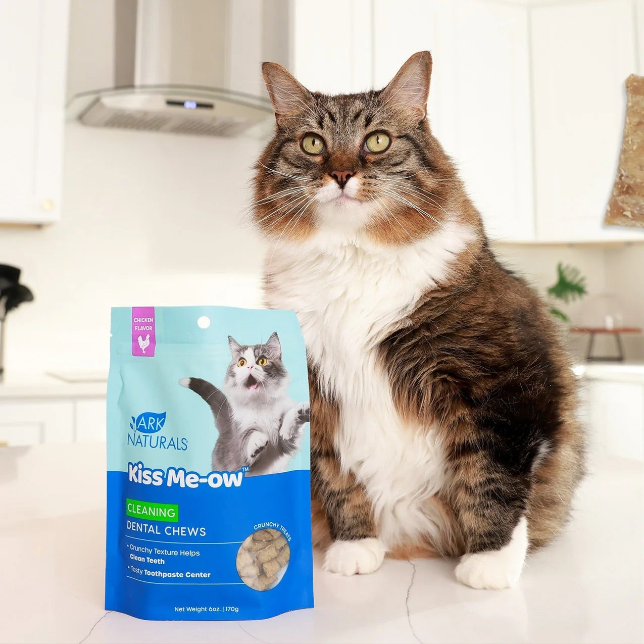 Ark Naturals - Kiss Me-ow Strengthening Chicken Dental Treats