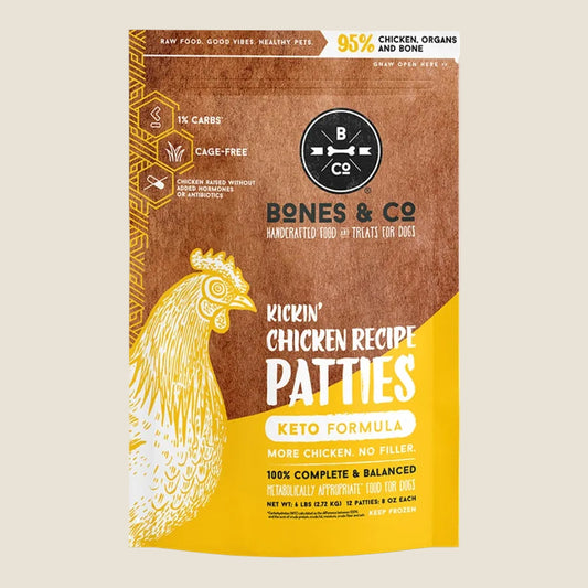 Bones & Co. - Frozen Kickin' Chicken Patties