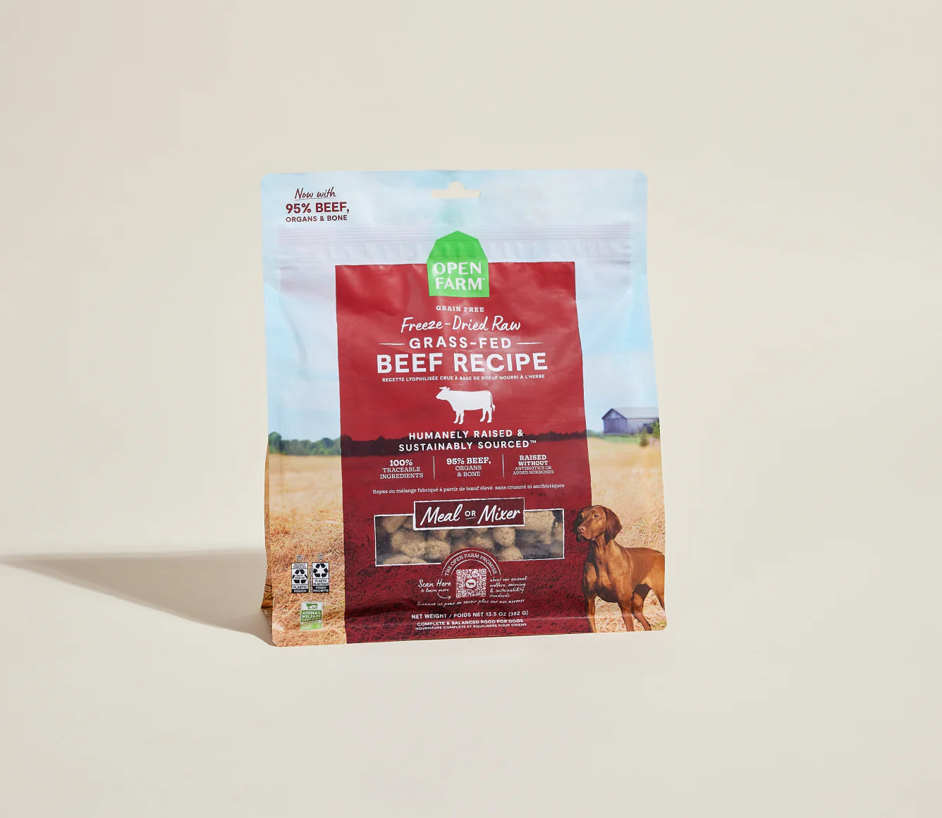Open Farm Freeze-Dried Farmer's Table - Grass-Fed Beef Recipe