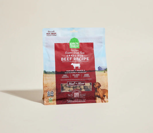 Open Farm Freeze-Dried Farmer's Table - Grass-Fed Beef Recipe