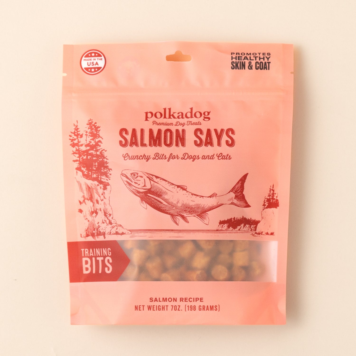 Polkadog Salmon Says (Bits)