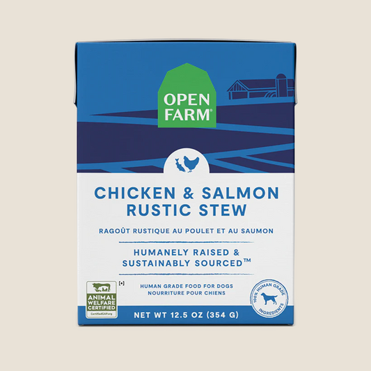 Open Farm Rustic Stew - Chicken & Salmon Recipe
