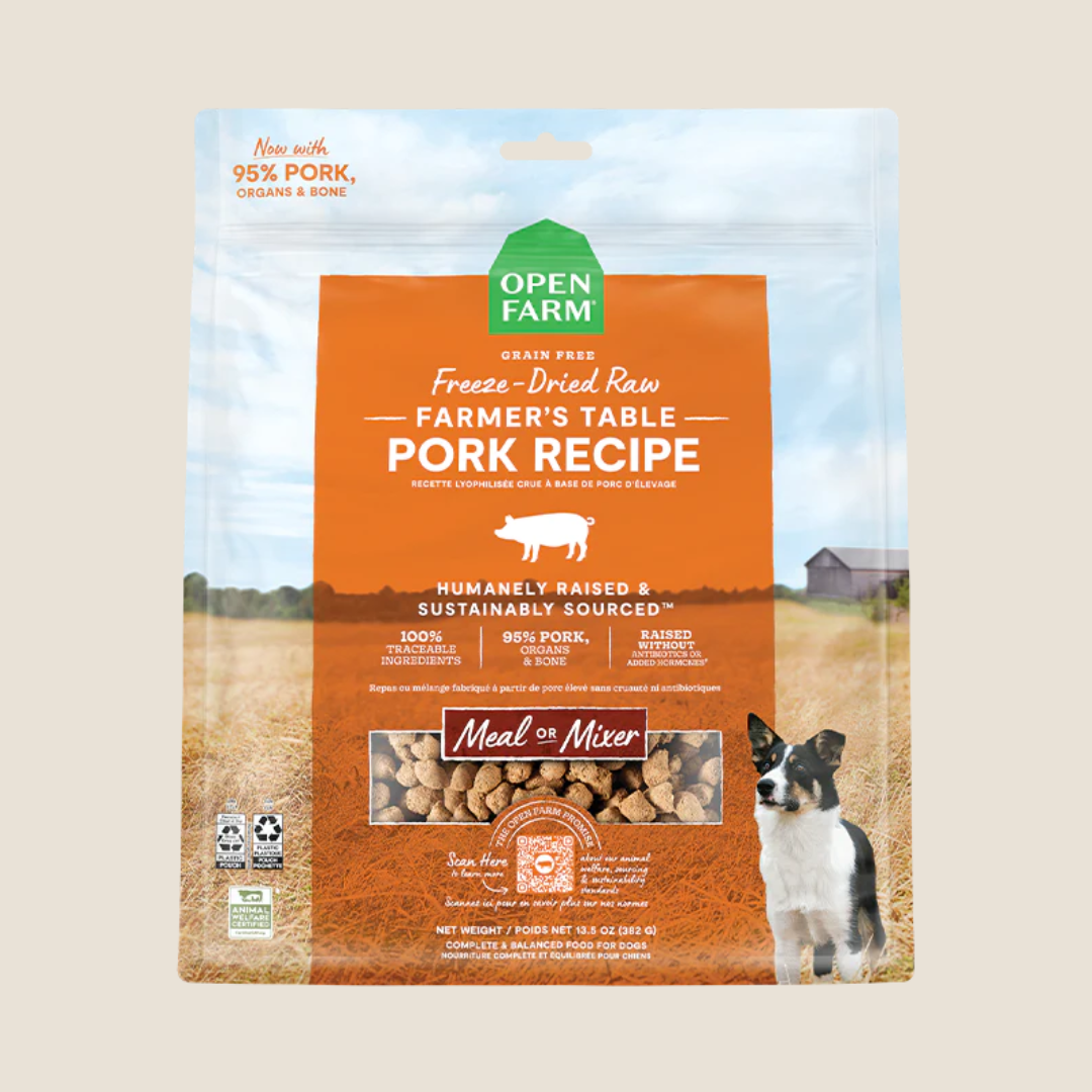 Open Farm Freeze-Dried Farmer's Table - Pork Recipe