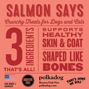 Polkadog Salmon Says (Bones)