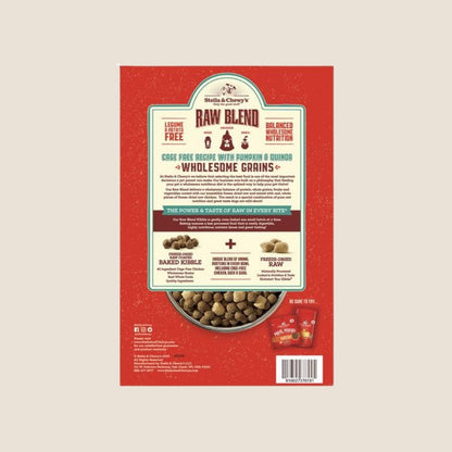 Stella & Chewy's Raw Blend Kibble - Wholesome Grains Cage Free Recipe for Dogs