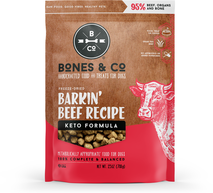 Bones & Co - Freeze Dried Barkin' Beef Beef Bites