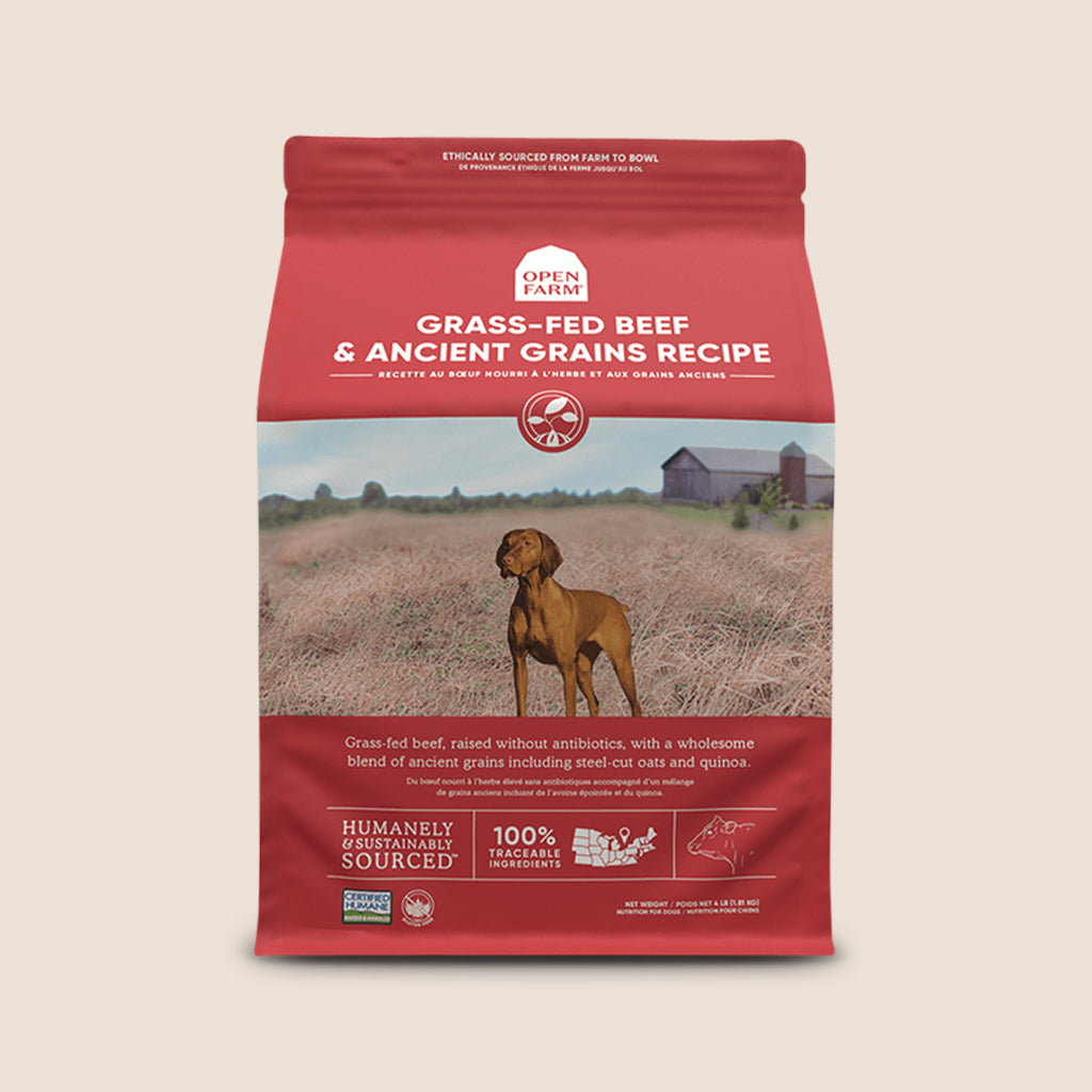 Open Farm Dry Dog Food Open Farm Grass Fed Beef & Ancient Grains Dry Dog Food