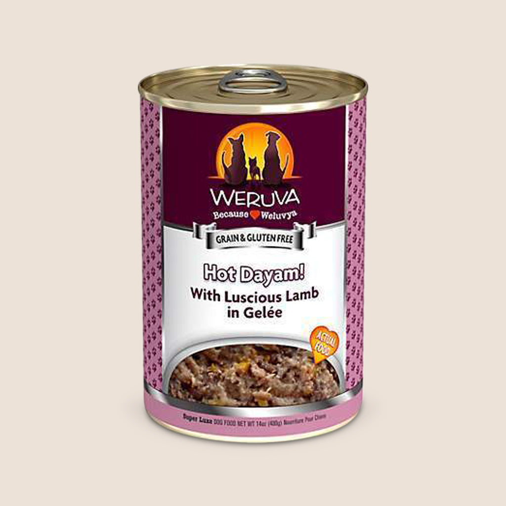Weruva Canned Dog Food Weruva Hot Dayam with Luscious Lamb in Gelée Grain-Free Canned Dog Food